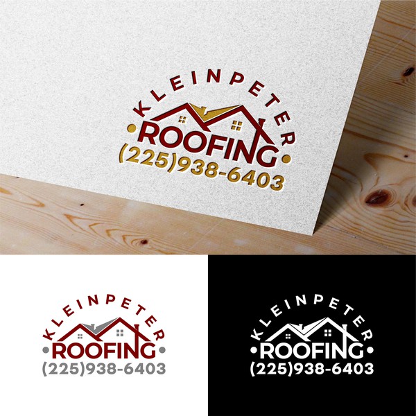 Design by Secret.Jambu titled "KLEINPETER ROOFING"