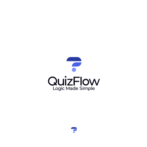 We need a powerful logo design for our AI Quiz Flow SaaS Design by apn19