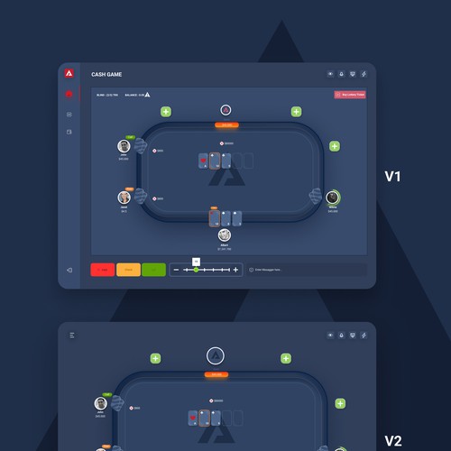 Blockchain Poker Dapp UI Design Réalisé par KurniawanAditia