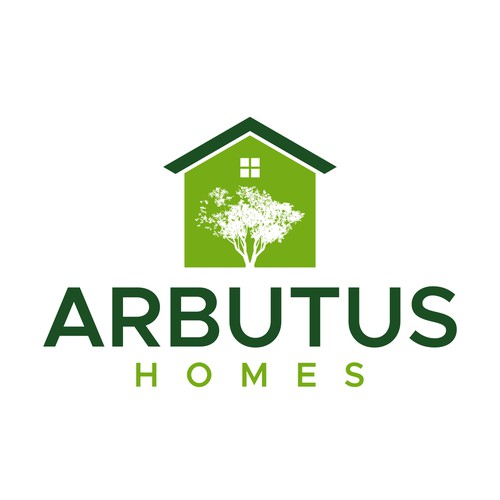 Design di Real estate company needing a powerful logo showcasing an Arbutus Tree silhouette with a home beside, include a mountain di Rekker