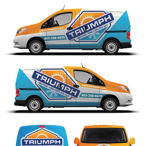 Hvac van wrap Design by Logicainfo ♥