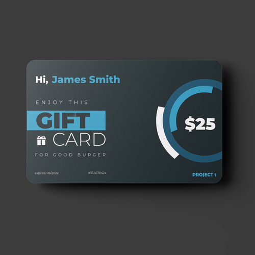 Universal Gift Card (for many merchants) Design by Emily Grace Graphic Design