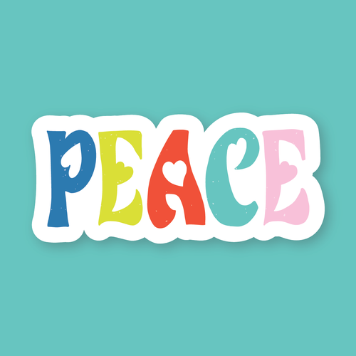Design di Design A Sticker That Embraces The Season and Promotes Peace di Tetiana @tannikart