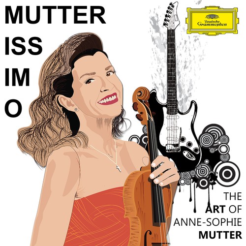 Illustrate the cover for Anne Sophie Mutter’s new album Design von Design Ultimatum