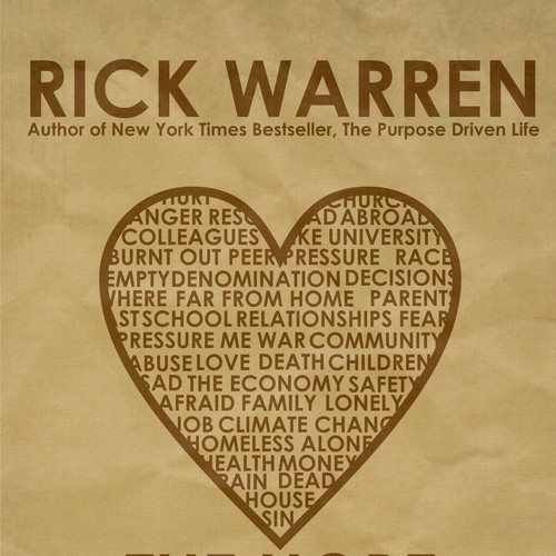 Design Rick Warren's New Book Cover Design von gordonrbarnes