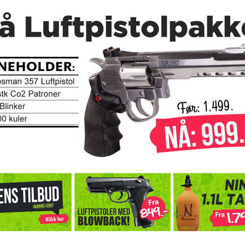 Design the best frontpage banners for a Airgun/Paintball Webstore! Design by ~Fariz.Farizki~