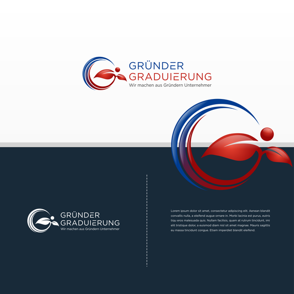 Design by .: axloop :. titled "Modern and Luxurious logo concept for Gründer-Graduierung"