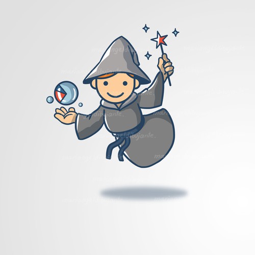 Create a Wizard Character with our Logo Design by Mariangel Salazar