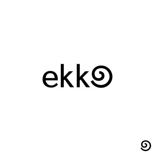 SIMPLE LOGO - ekko Letters then dm after Design by artoffaizan