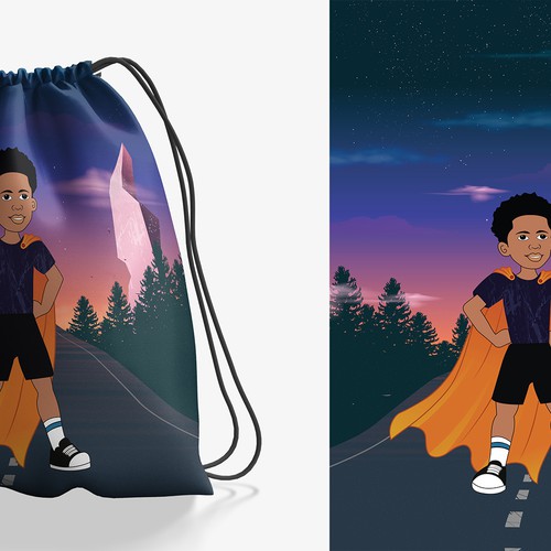 Drawstring Bag Designs for Boys Design by choudhary_b