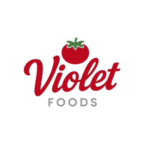 Violet Foods Logo Design by DevDevit   ★ ★ ★ ★ ★