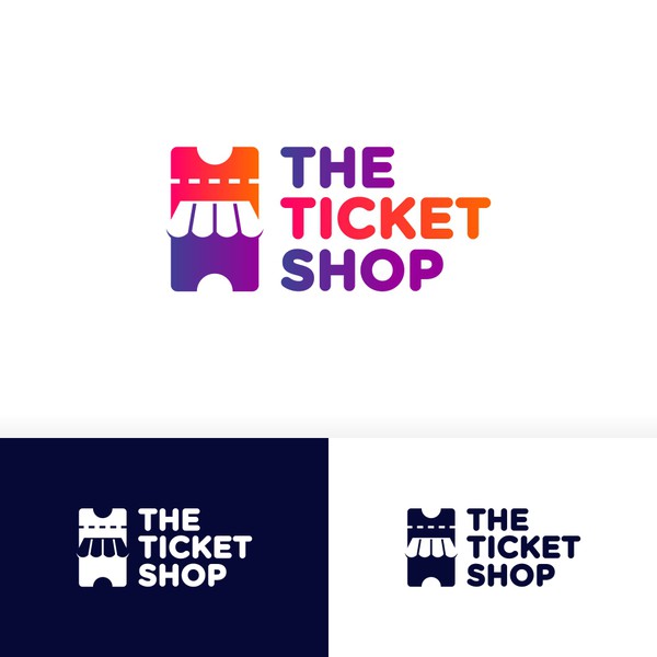 Logo for a shop that sells tickets for events.