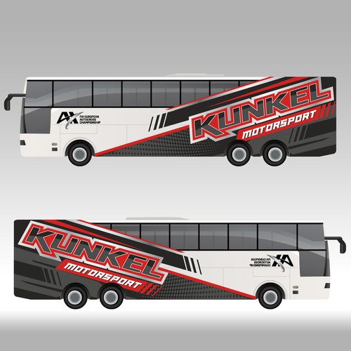 Motorsport Design für Teambus Design by NB Grafix