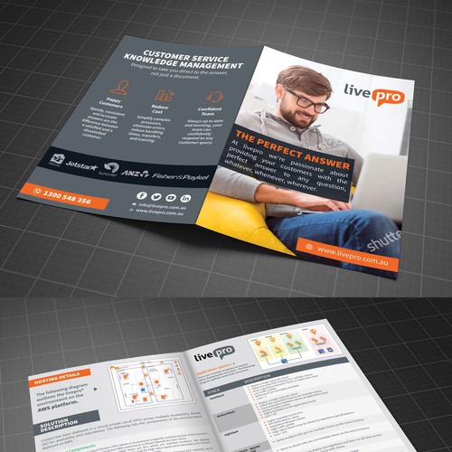 Exciting Hosting Brochure Design von 123Graphics