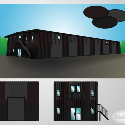 Design a color scheme for our commercial building! Design by dazigns