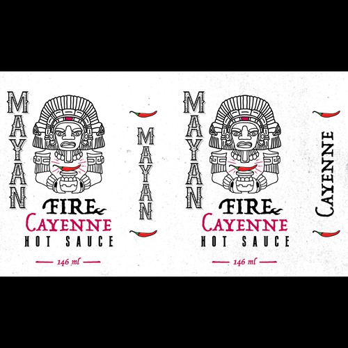 Design di Mayan Fire Hot Sauce di Rimposhe