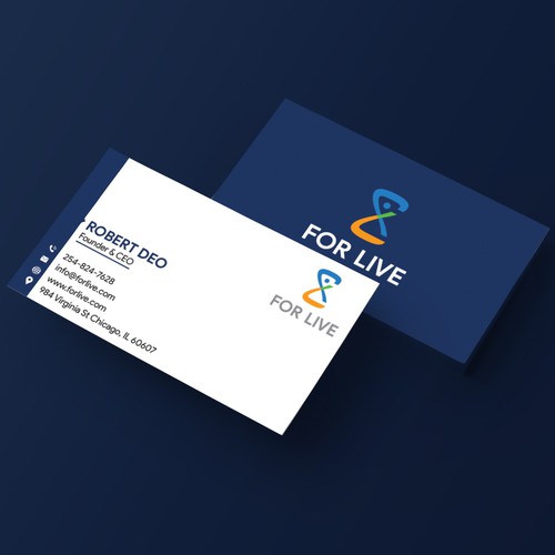 Design a suitable business card for 'For Life' Design by Muzahid4all