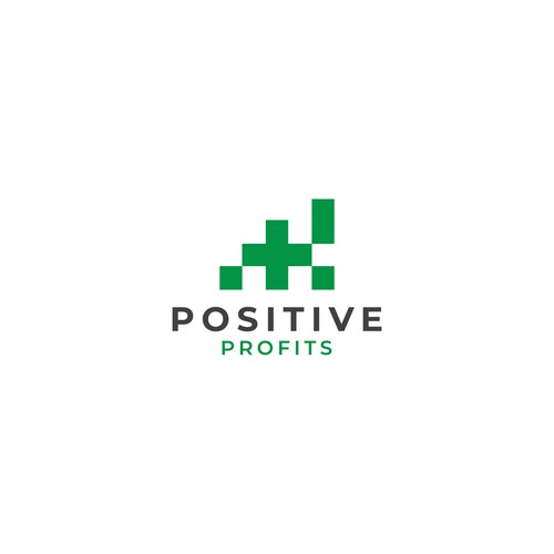 Positive Profits Logo Design by eRsiti_Art