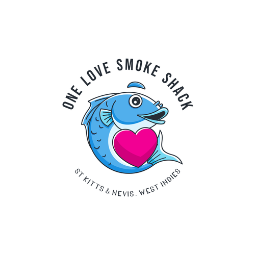 One Love Smoke Shack Design von Alauli