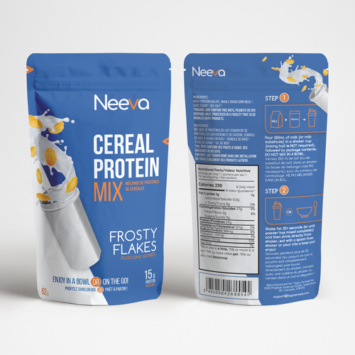 SIMPLE Yet FUN Pouch Design for On-The-Go CEREAL Design von esportable