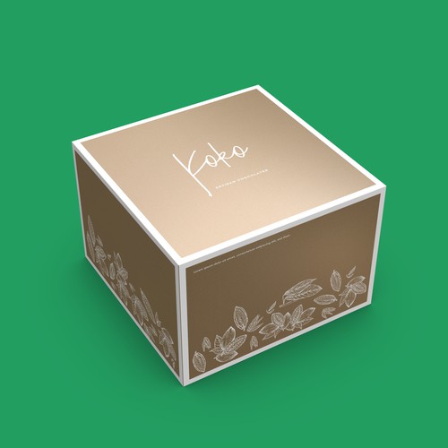 Design a folding chocolate box Design by — P R E M I U M —