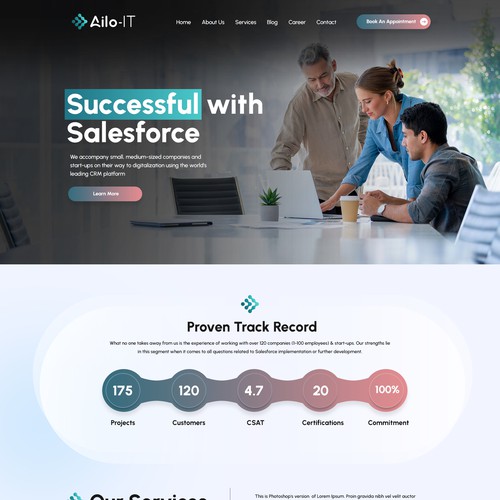 Web page design contest entry by monodeepsamanta