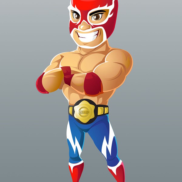 Luchadore character