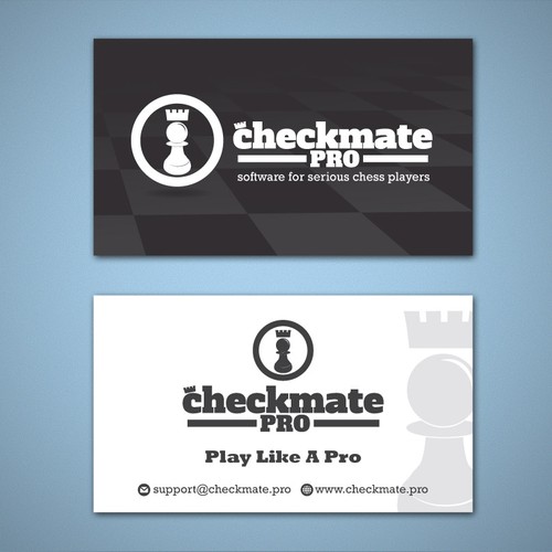 Checkmate Pro needs a business card Réalisé par Tcmenk