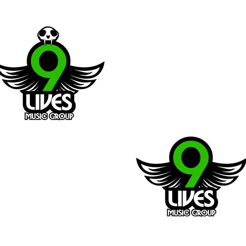 Design di 9 Lives Music Group Record Label LOGO di RVG