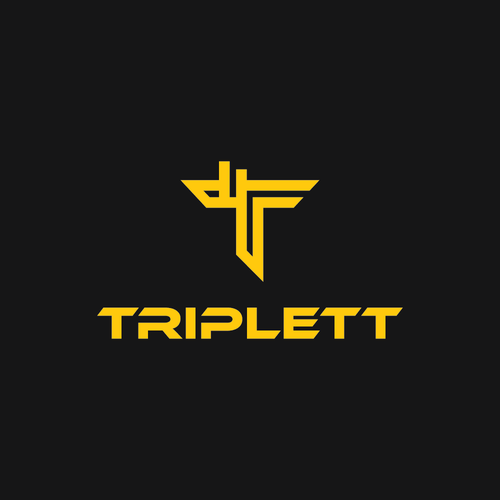 Triplett logo that is working it's way from the basement to the top floor suite! Design by abdulluqmanatwork