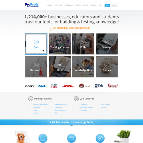 Help us update our new homepage design | Landing page design contest