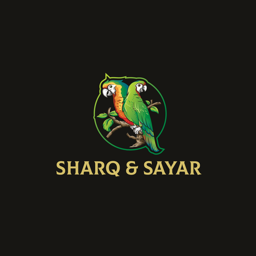 Logo for my Two Birds (Macaw & Yellow Naped Amazon) Design by oopz