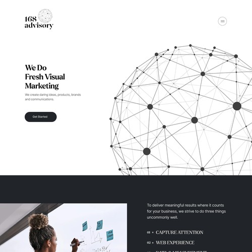 A consulting organization with practical execution Design by aarsita