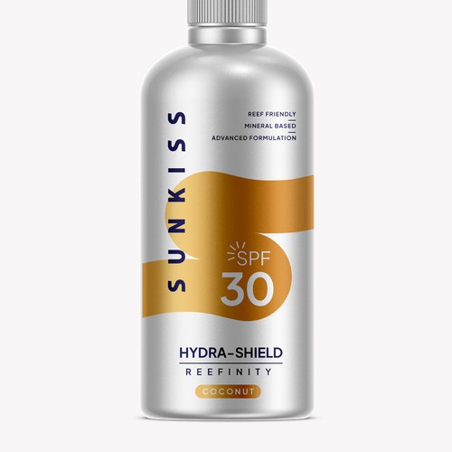 Luxury Sunscreen Label Design by Lady Goga