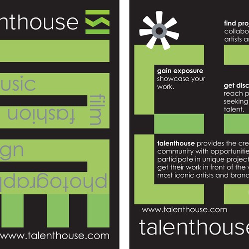 Designers: Get Creative! Flyer for Talenthouse... Design by Dale Murphy