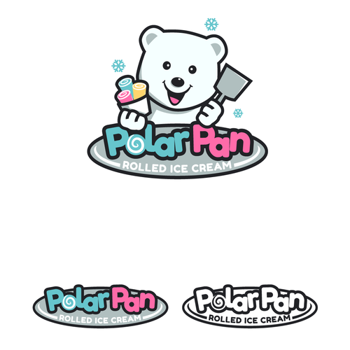 polar bear ice cream logo