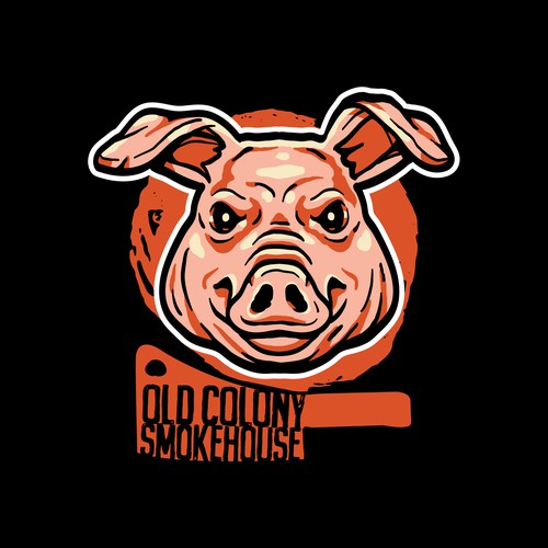 Design a gritty, valiant pig for our barbecue restaurant Design by swayzo