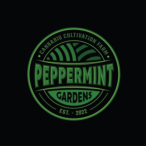 Peppermint Gardens Logo Design by Thinking_Core