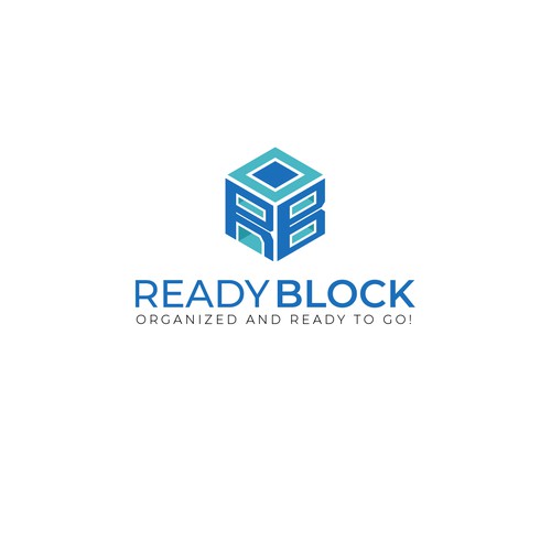 A "block" logo that is "ready" to go at the shot of the starters gun! Design by Midas™ Studio`s