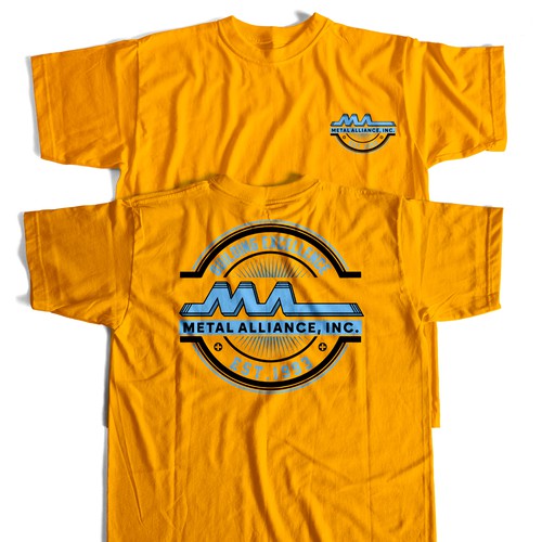 T-shirt design for high quality construction company Design by outleave