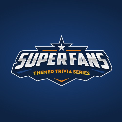 SUPER FANS Theme Trivia Series Logo Design by Bad Flow