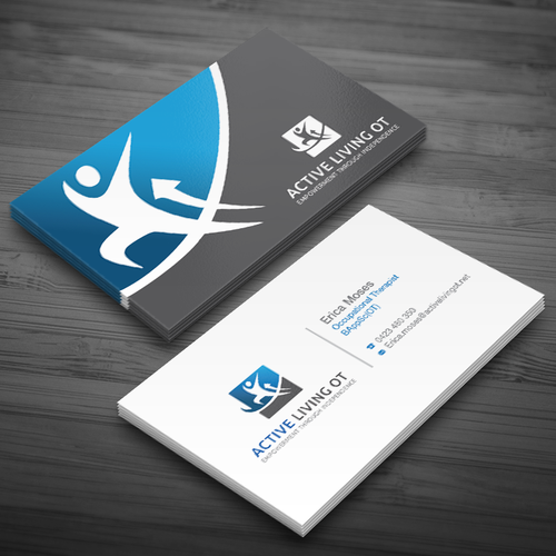 Business cards - occupational therapist Design by fastdesign86