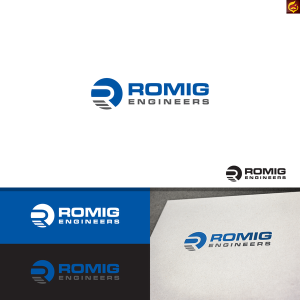 Design by borloloy titled "ROMIG Logo"