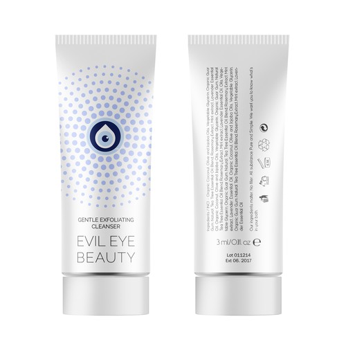 Evil Eye Beauty needs a fun & modern cosmetic tube designed. Design by bcra