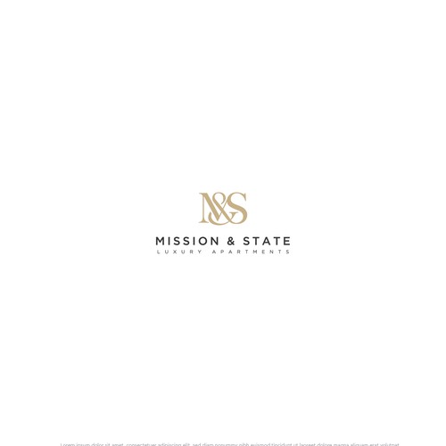 Luxury Apartment Wordmark Logo Design by GUS™