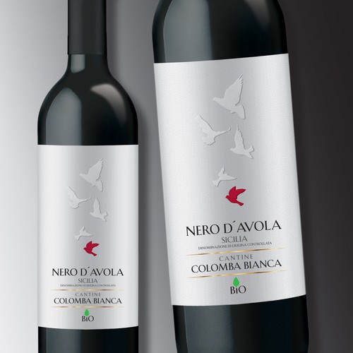 Wine Label Nero d´Avola Design by Debdutta*