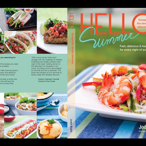 hello summer - design a revolutionary cookbook cover and see your design in every book shop デザイン by Minroe