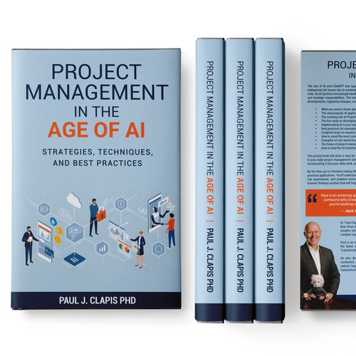 Simple, professional cover for a business book about Artificial Intelligence Design von ~99~