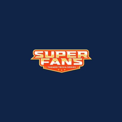 SUPER FANS Theme Trivia Series Logo Design by Goodday✌