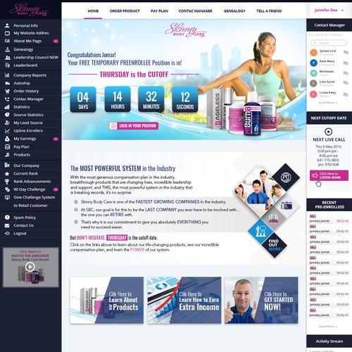 *** GUARANTEED PRIZE *** - New Website Template for MLM Company - NEW! Design by Hadiykk99